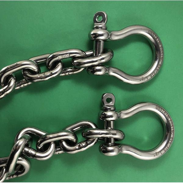 Серебряная цепь из нержавеющей стали DIN766