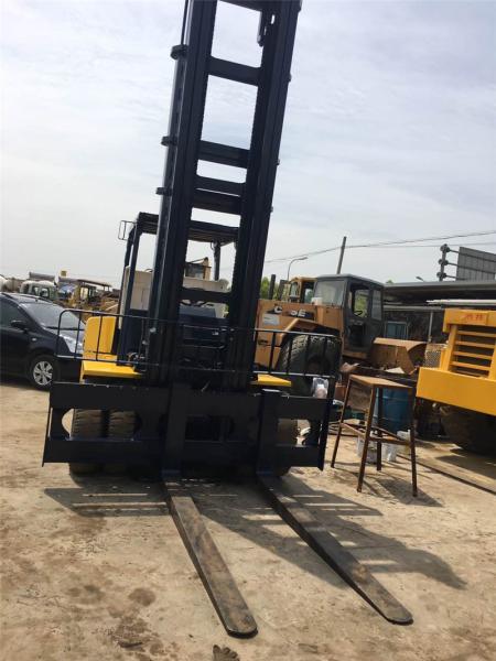 Hot Sale Used Komatsu 10T Forklift ISUZU engine with Original Paint