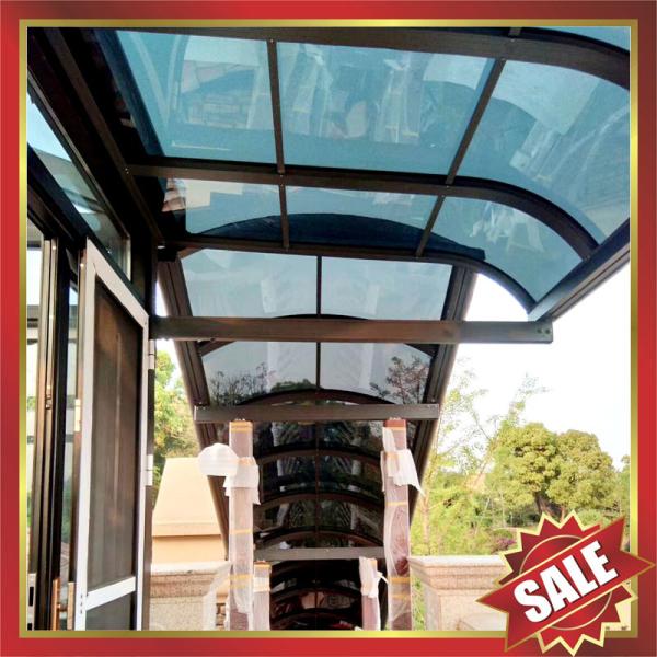gazebo patio porch balcony aluminum polycarbonate canopy awning rain sun shed shelter-super durable waterproofing cover!
