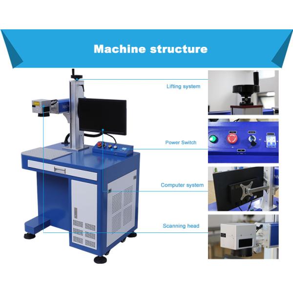 Уплотнений безопасностью металла лазера Нанкина машина принтера Engraver лазера машины маркировки лазера скоростных стальных промышленная