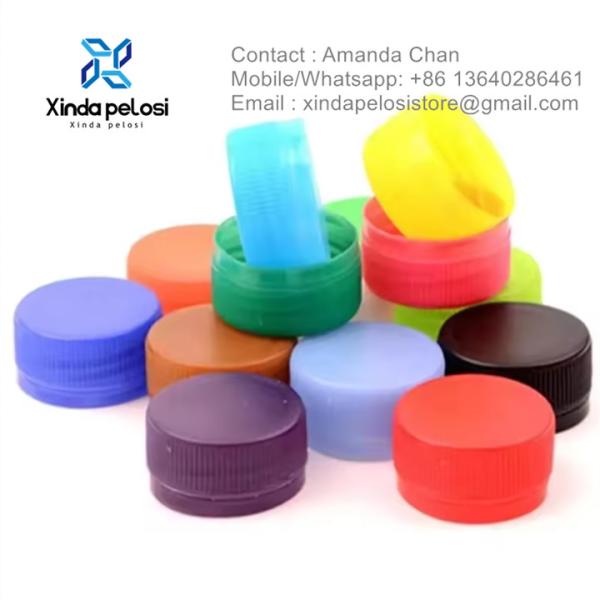Gráfico Custom PP PE plástico tampa para parafusos para cosméticos frasco frasco de suco frasco de remédio frasco