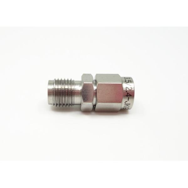 Nickel Plated 3.5mm to 2.4mm Type Male to Female (MMW)Millimeter Wave Adaptor Connectors