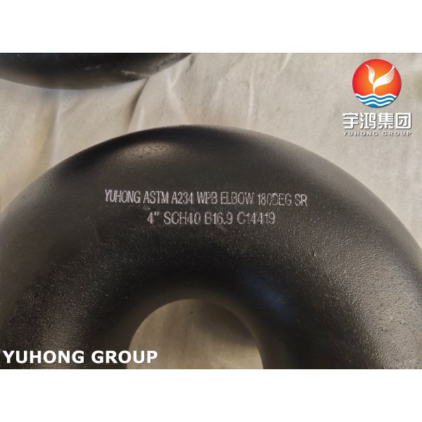 ASTM A234 WPB High Strength Carbon Steel 90° Elbow Butt Weld Elbow Long Radius (1.5D) for Oil, Gas and Water Pipeline Systems