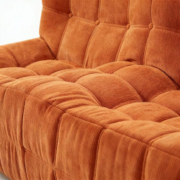 Livingroom Modern Boucle Fabric Compressed Sofa Chair Compression Single Sofa Vacuum Compressed Furniture