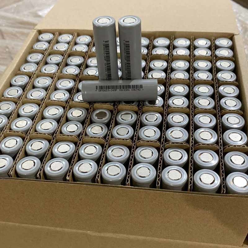 батареи лития клетки иона лития 3.7V 3400mAh 18650 плоские верхние