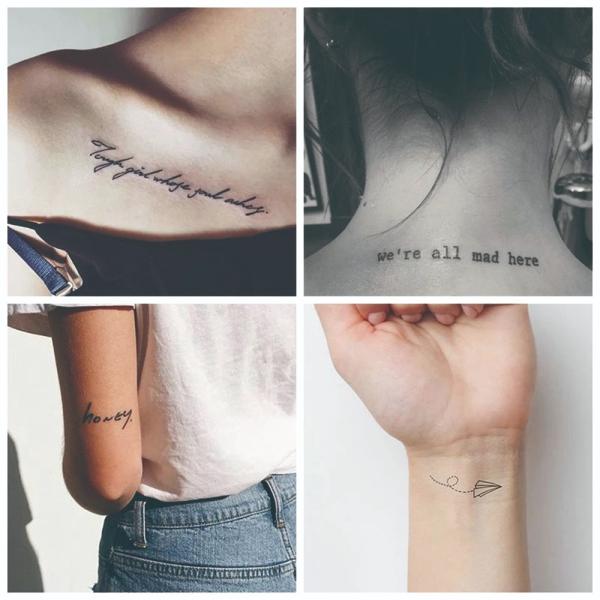 Gold Metallic Matte Lamination Body Tattoo Sticker