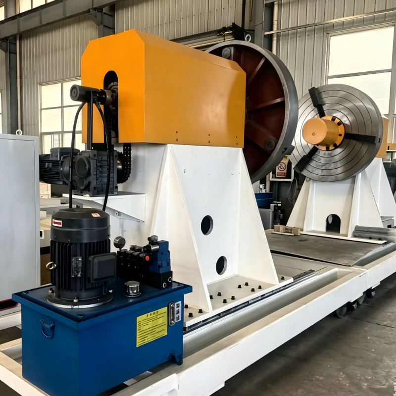 Polyurethane Spraying Thermal Winding Polyethylene Wrapping Production Line