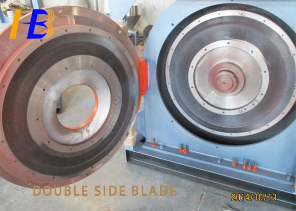 Abrasion Resistant Blade Powder Grinder Mill , 45kw PVC Scrap Pulverizer