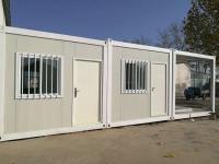 Solución constructiva prefabricada de la casa plegable modular del envase
