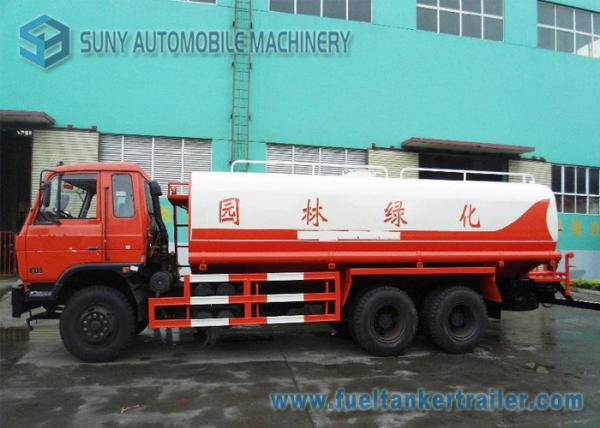Dongfeng 3 Axles 20000 L -23000 L Water Tank Truck With 6 x 4 Drive 210 hp