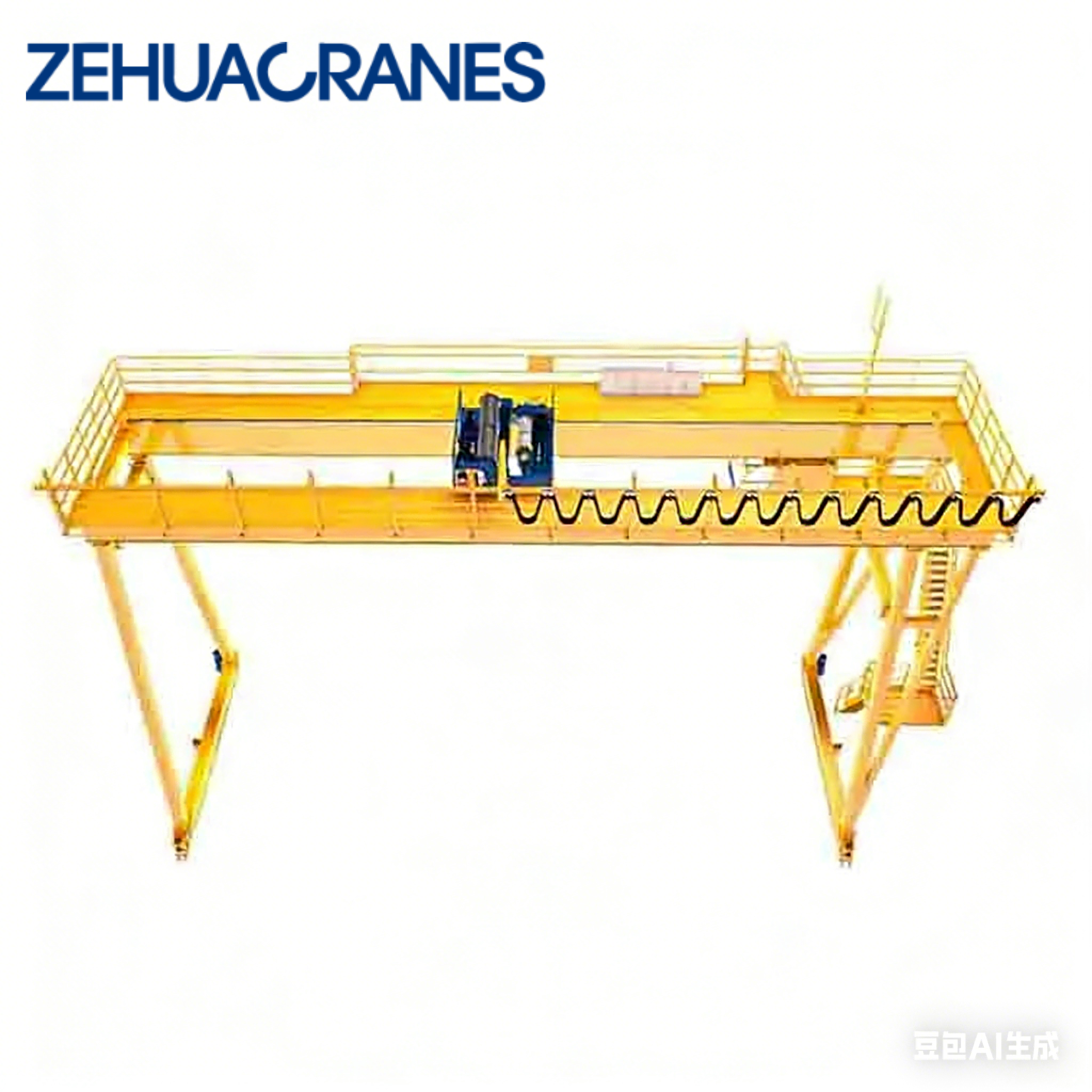 European Double Girder Gantry Crane 10-100 Ton Heavy Duty Outdoor Rail Mounted Gantry Crane for Yard Port Construction