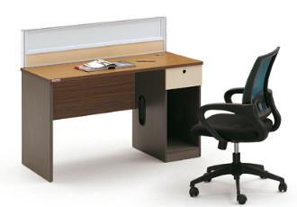 modern computer table/computer desk/office staff desk with desktop partition