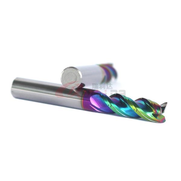 RLD Solid Carbide End Mill Dlc Coated For Aluminum Endmill 6mm 1/4