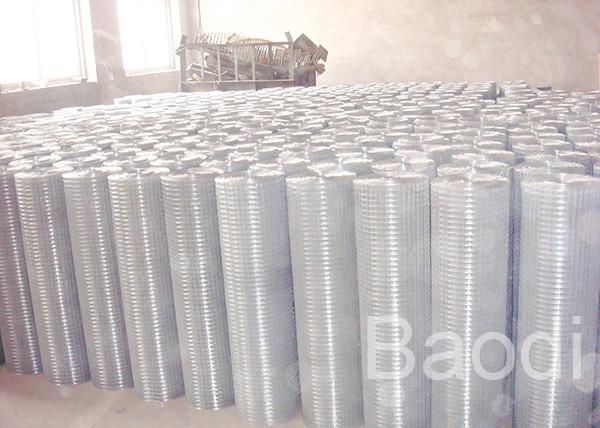 14 Gauge Galvanised Welded Mesh Rolls , Mines Welded Stainless Steel Wire Mesh