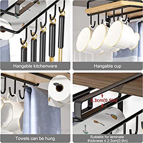 Multificational Household Kitchen Storage Stainless Steel Wall Cabinet Hanging Racks