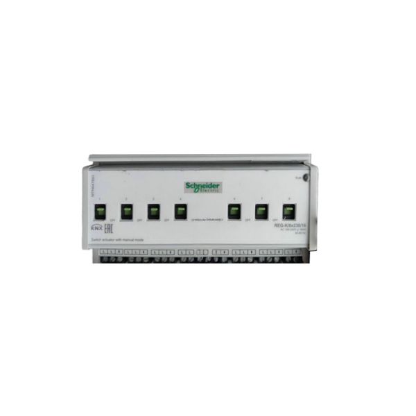 8 Channel Mid Load KNX Switch Actuator MTN647893 8x230V/16A Manual Mode