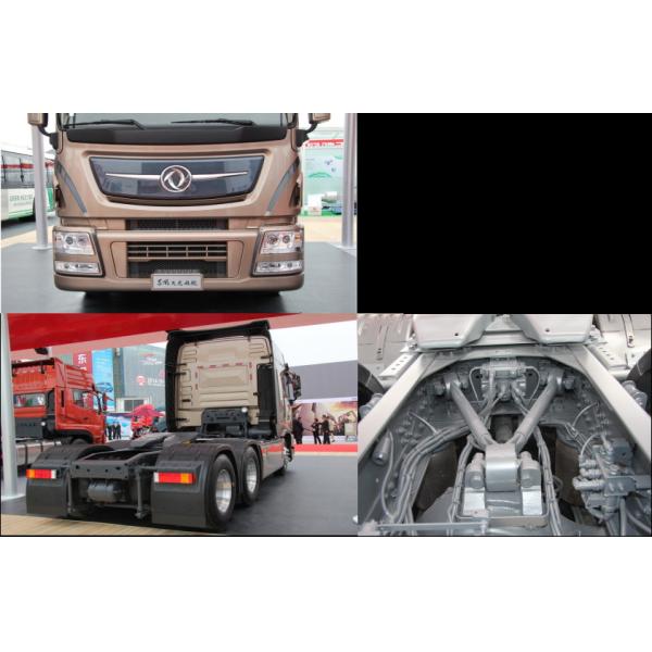 Dongfeng 6X4 480HP Tractor Head Truck With Cummins Engine Emission Euro 4 , EuroV