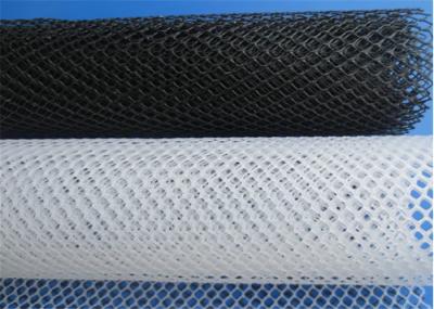 Preto/branco animais plásticos do furo do diamante da rede 5mmx5mm do jardim zoológico do HDPE de alta elasticidade