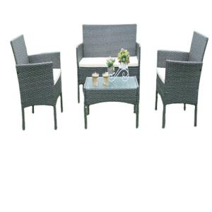 Garden Wicker Table And Chairs Plastic Wicker Sofa Set Rattan Patio Leisure