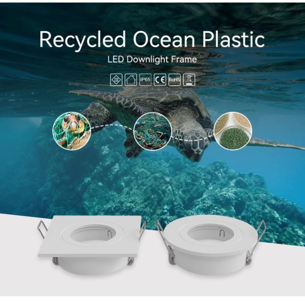 Plastic Ocean Bound Downlight Enclosure IP65 Waterproof MR16 Downlight Housing