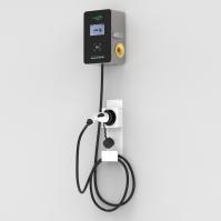4m AC EV充電ステーションOCPP 1.6J壁に取り付けられた22KW