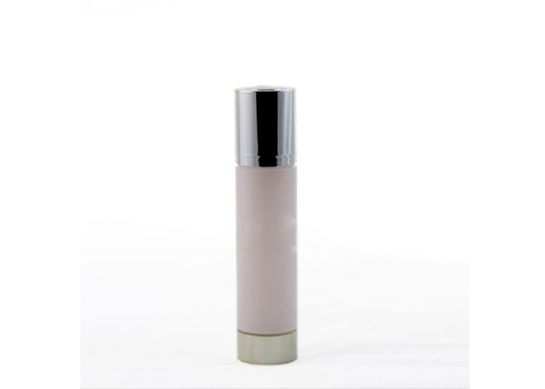 Hot Stamping Acrylic Airless Bottle , 30ml 50ml Plastic Pump Dispenser Bottles 