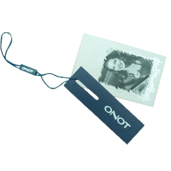 Paper / Cardboard Clothing Hang Tags Silk Screen Printing For Jeans, Garments