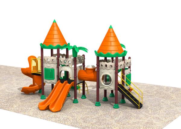 Durable Fun Kids Outdoor Playground Equipment Easy To Install Bright Colors