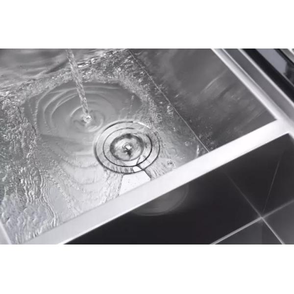 16G Thickness Undermount Stainless Steel Kitchen Sink Drainboard Brushed Surface Australia Style