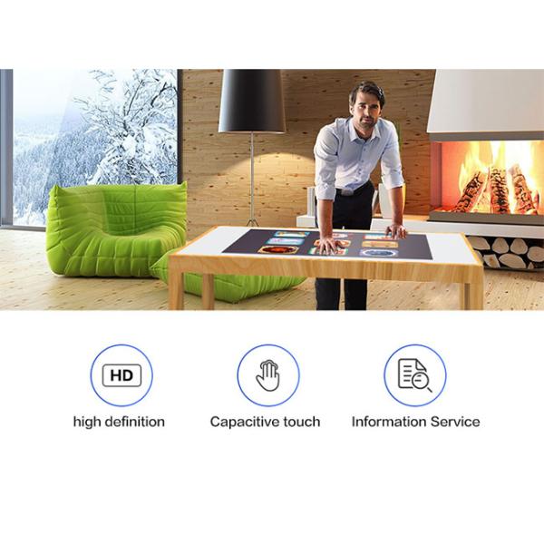 OEM / ODM Capacitive Multi Touch Interactive Smart Game Table Kiosk Touch Screen Table Indoor for office/KTV