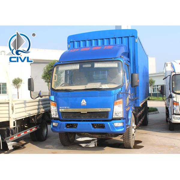 Box Type Unloading Light Duty Truck 8 Ton With EURO II Emission Standard