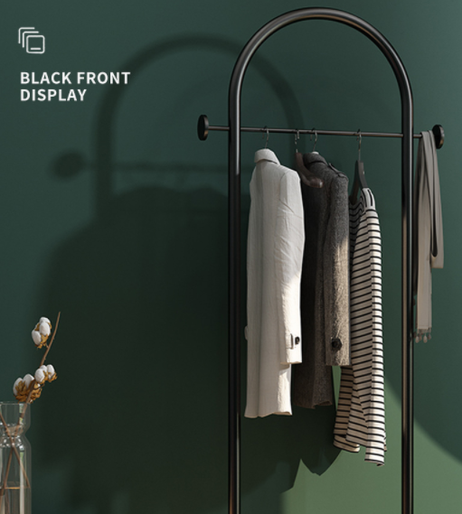 Two Tier Metal Pipe Clothes Rack , 50cm Length Metal Clothes Hanger Rack