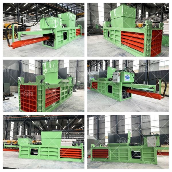 Cardboard Baler Horizontal Cardboard Compactor Foam Automatic Paper Hydraulic Cardboard Waste Pet Baler Baling Press Machine