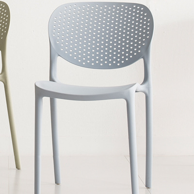 High Quality China Back Breathable Colorful Dining Stackable Plastic Chairs