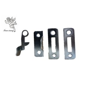 Black / Silver Funeral Coffin Latch , Customized Adult Iron Coffin Lock