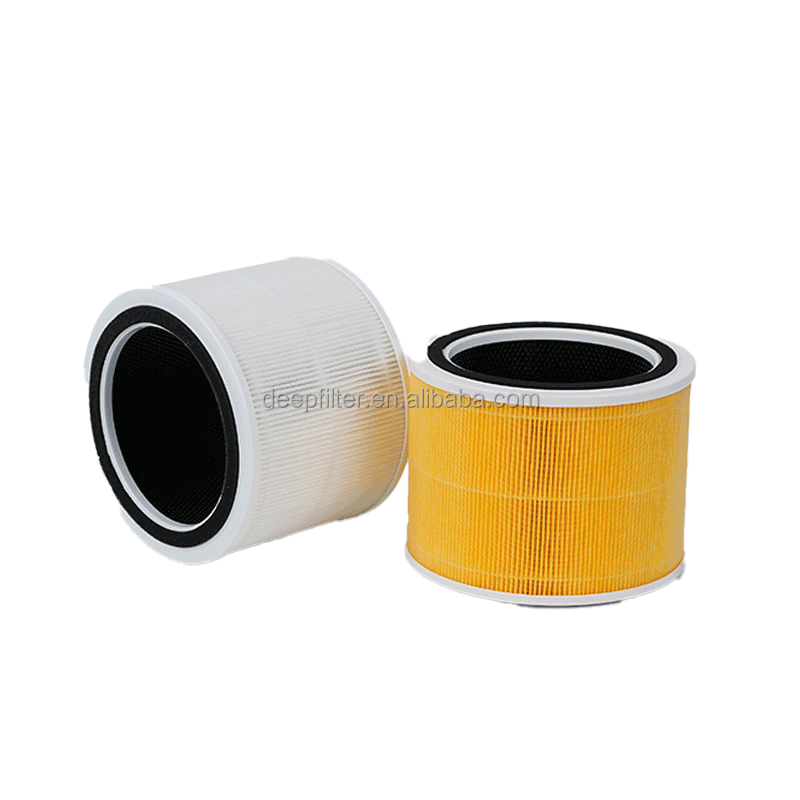 True HEPA Activated Carbon Filter with Customized Size and 1 Year Warranty for LEVOIT Core 200S Air Purifier