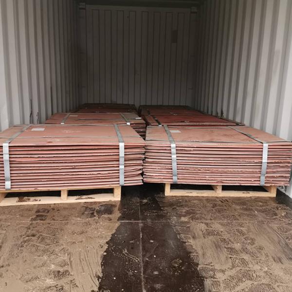 ASTM Pure Copper Sheet Metal , C10100 C11000 Copper Cathode Plate