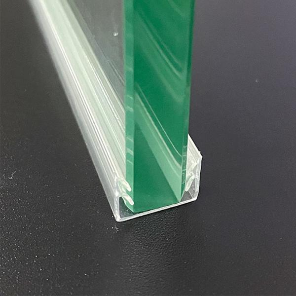Co прессовал прокладка двери обнажать погоды 10mm PVC стеклянная водоустойчивая