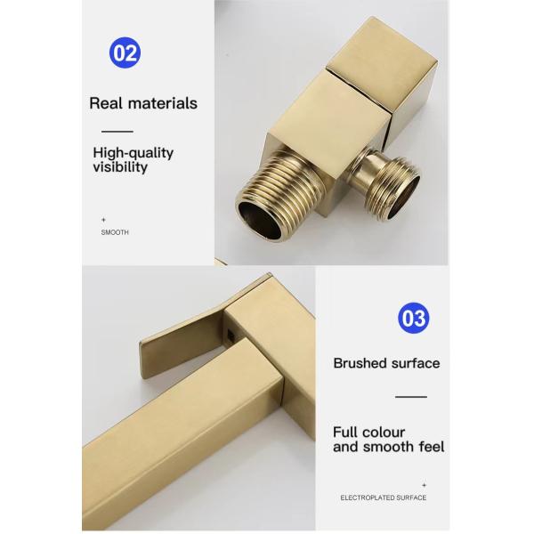 Handheld SUS304 Stainless Steel Tap Black Bidet Toilet Bathroom