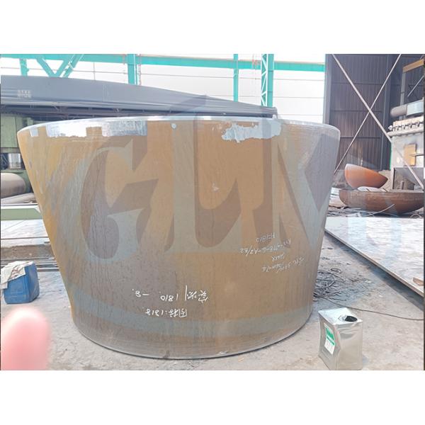 Stainless Steel 304/SS304L Conical Dish Tank Head Top ID 2600mm