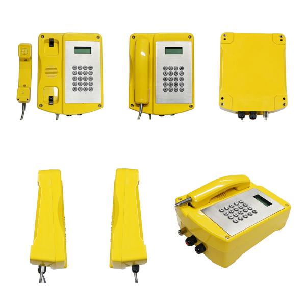 Telefone à prova de explosões de ATEX Resisttel IECEX VoIP fixado na parede