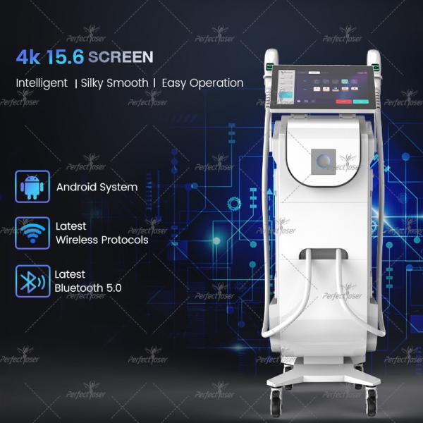 Advanced IPL Laser Hair Removal Device With Skin Cooling Technology In White Grey