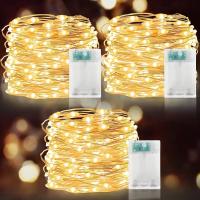 Copper Wire Lights Battery Operated Timer Fairy Light for Valentine's Day Decoration Garden Yard Party