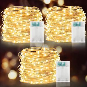 Copper Wire Lights Battery Operated Timer Fairy Light for Valentine's Day