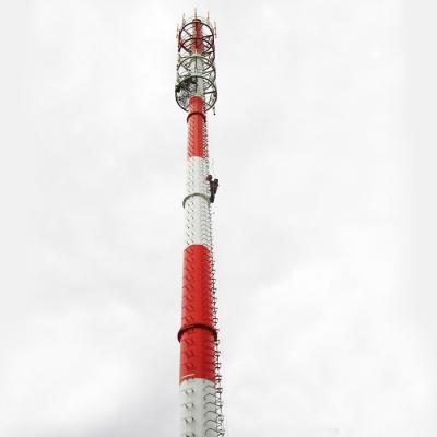 Torre Monopole de aço da junção de flange de 280 km/h