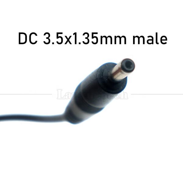 1 Meter USB Male to DC Barrel Jack 3.5mm 1.35mm Power Charger Cable for Router Speaker