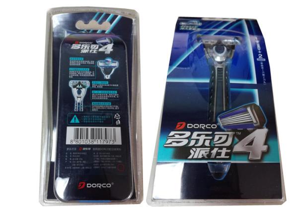 Safety Electric Male Shaving Razor 1 Handle With 2 Cartridges Pace 4  Razor