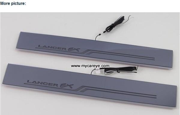Mitsubishi Lancer car door welcome lights LED Moving Door sill Scuff for sale