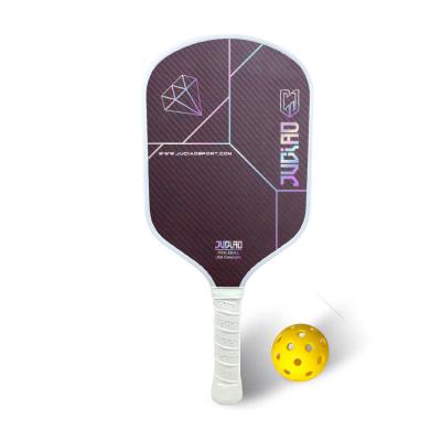 3K Carbon Fiber Pickleball Paddles for Kids 418cm Length Cold Cut Molded 1 Racket 1 Ball