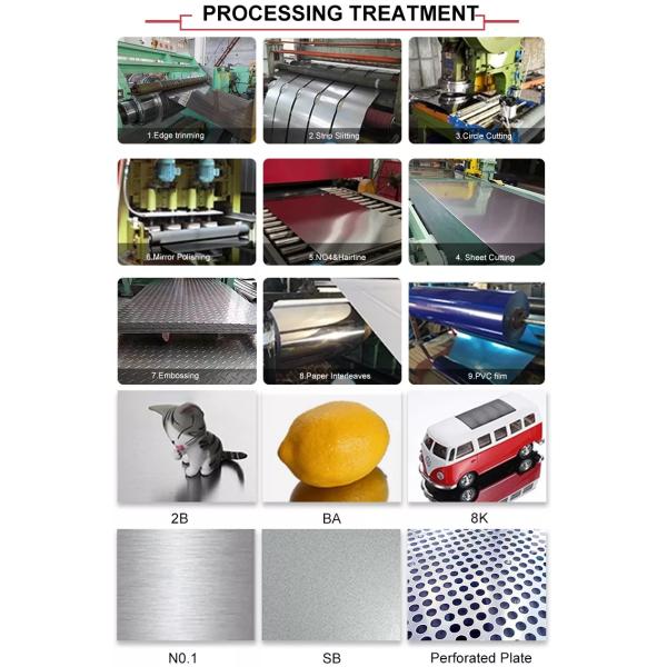 Fireproof Thickened SS Sheet 2b Finish , 8K Polished Stainless Steel Plate